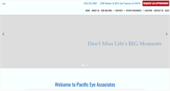 Desktop Screenshot of pacificeye.com